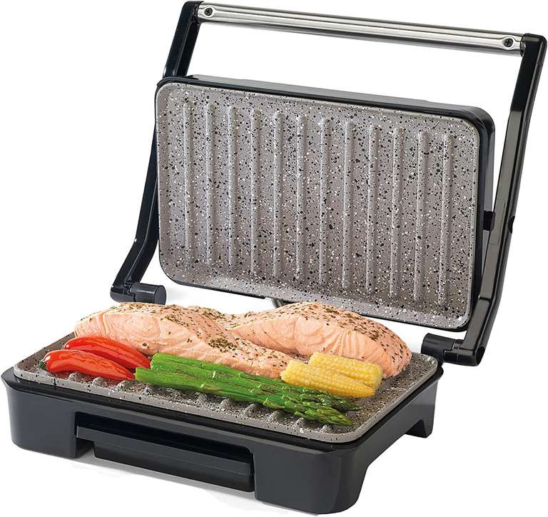 Salter EK2009 Marblestone Health Grill. Electric Non-Stick Griddle Plates. 750 W, Floating Hinge, Automatic Temperature Control £26 @ Amazon