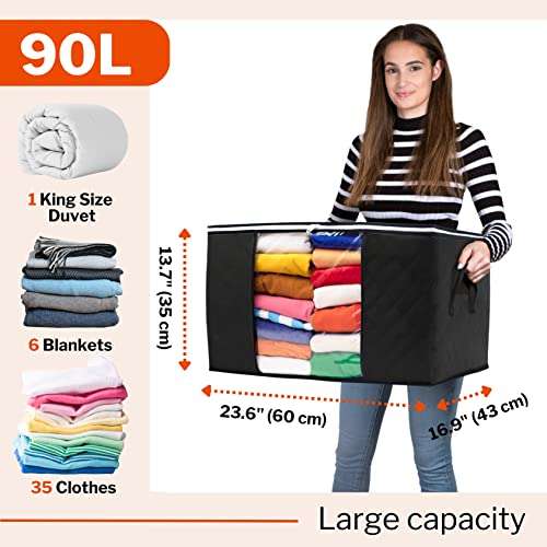 Multicolor Wardrobe Organizer Cloth Blanket Storage Bag, Size