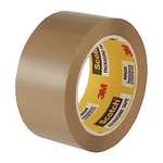 Scotch Secure Seal Packaging Tape Brown 50 mm x 66 m 3 Rolls/Pack