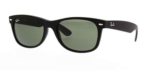 Ray Ban Sunglasses New Wayfarer Black Rubber RB2132 622 55 size 55 - £65.45 with code @ The Optic Shop