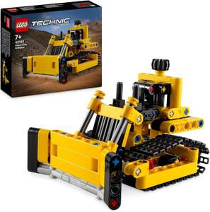 LEGO Technic Heavy-Duty Bulldozer Construction Toy 42163 / LEGO Technic Dump Truck and Excavator Toys 2in1 Set 42147 - Free Click & Collect