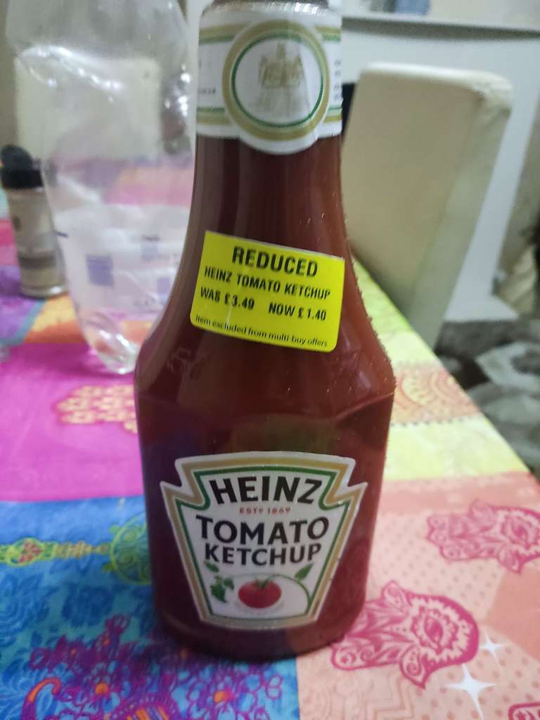 Heinz ketchup 1.35kg £1.40 Morrison Meltham Huddersfield