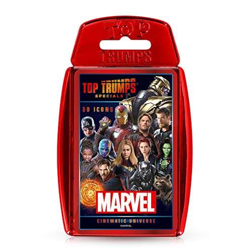 Marvel Cinematic Universe Top Trumps Card Game - £4 @ Amazon