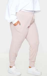 Blush Knit Joggers £3.40 with code (£3.99 delivery) @ PrettyLittleThing
