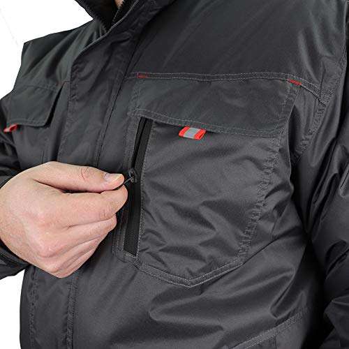 Size Small - Lee Cooper Workwear LCJKT447 Mens Padded Polyester Showerproof Lightweight Work Safety Jacket Small £11.89 @ Amazon