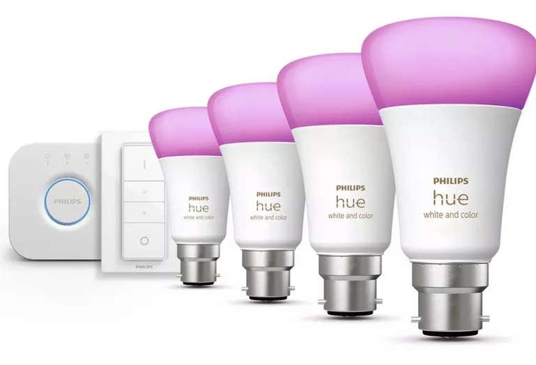 Philips hue starter kit B22 - Free click and collect