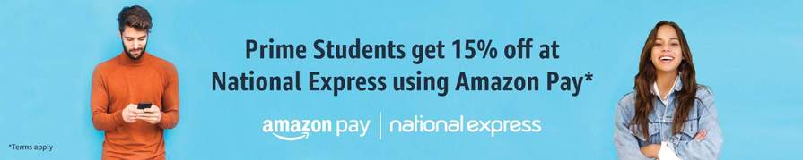 15% off National Express coach travel for Prime Students @ Amazon -  hotukdeals