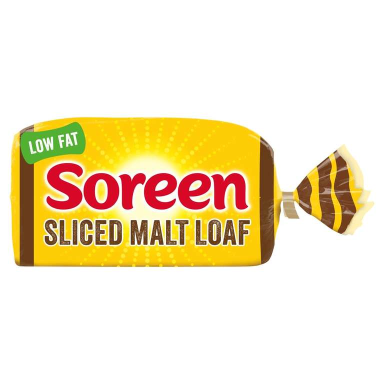 Soreen Sliced Malt Loaf 290g 29p found at FarmFoods, Mansfield