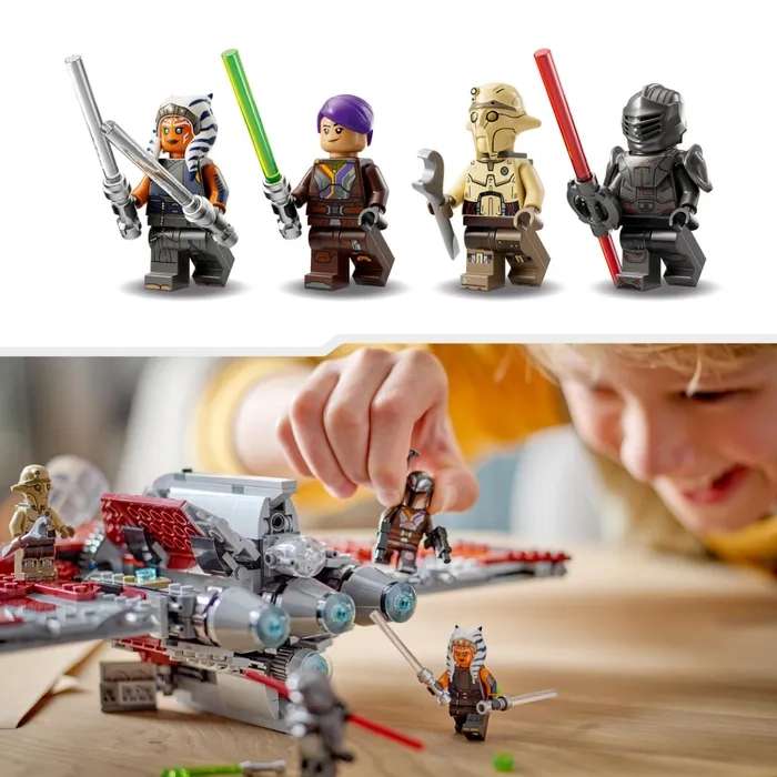 LEGO 75362 Star Wars Ahsoka Tano's T-6 Jedi Shuttle Set w/code