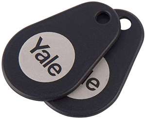 Yale Smart Door Lock Key Tags, Black (2 Pack)