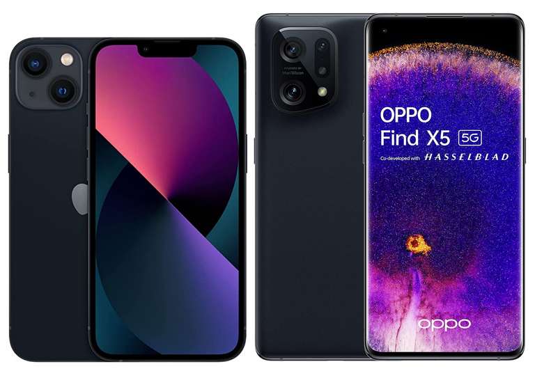 Oppo Find X5 256GB 5G Smartphone From Very Good £257.99 / iPhone 13 Very Good From £444 / Xiaomi 12 Pro From £381 Used @ Secondhand Phones