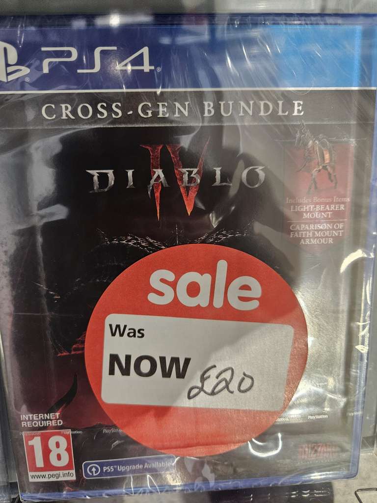 Diablo IV PS4 Cross Gen Bundle (Brighton Marina)