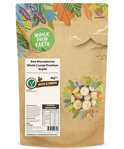 Wholefood Earth Raw Macadamias Whole 3kg £27 S&S