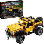 LEGO 42122 Technic Jeep Wrangler 4x4 Toy Car Model Building Kit, All Terrain Off-Roader SUV, Engineering Gift Idea - w/voucher