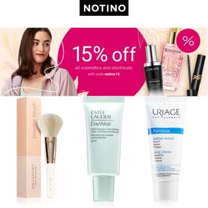 15% Off Cosmetics & Electricals With Code - @ Notino