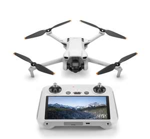 DJI Mini 3 with DJI Remote Control and 128GB Samsung microSD card for Action Sports Cameras