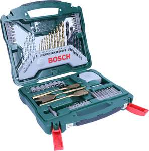 Bosch 70-Pieces X-Line Titanium Drill and Screwdriver Bit Set (for Wood, Masonry and Metal, Accessories Drills) £14.99 @ Amazon