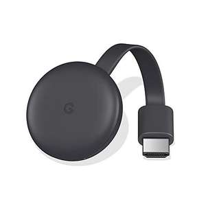 Google Chromecast 3rd Generation -Netflix/Disney+/Amazon Prime/5Ghz/1080p@60Hz - £19 @ Amazon