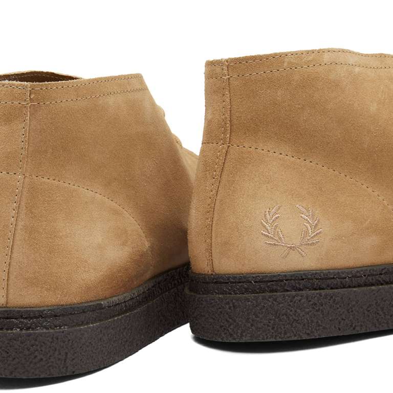 Fred Perry Authentic Hawley Suede Boot - Warm Stone (Beige!), Sizes 6 & 10 Available - £33 + £5.50 P&P @ End Clothing