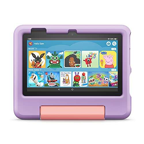 Fire 7 Kids tablet | 7" display, ages 3–7, 16 GB, various colours £44.99 delivered at Amazon