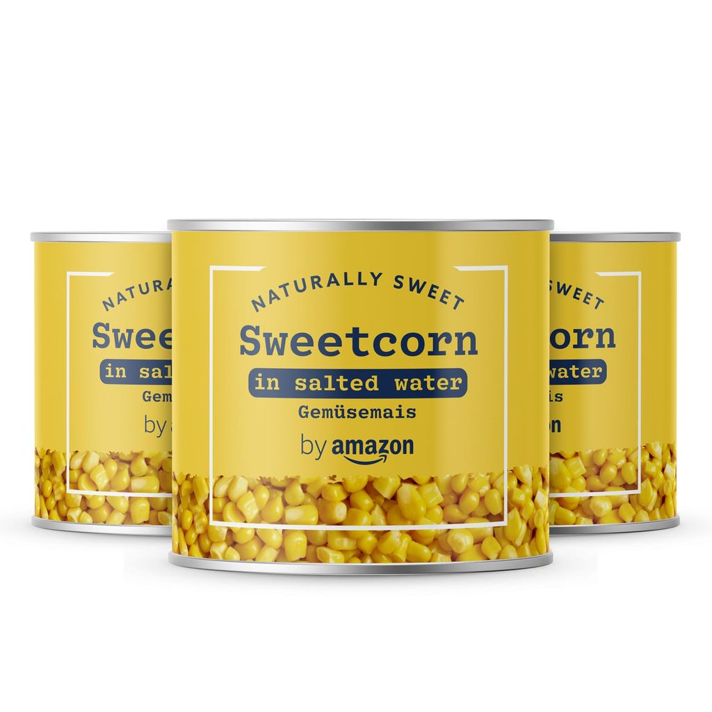by Amazon Sweetcorn, 3 x 160g - £0.96 W/S&S