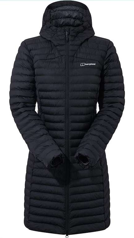 Women's Berghaus 2023 Nula Micro HydroLoft Lightweight Packable Insulated Jacket in black sizes 10-16