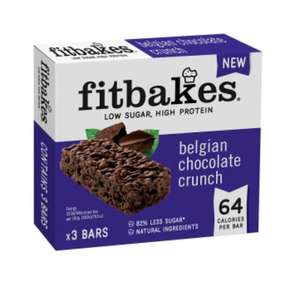 Fitbakes Belgian Chocolate Crunch3x19g free With Cashback From GreenJInn