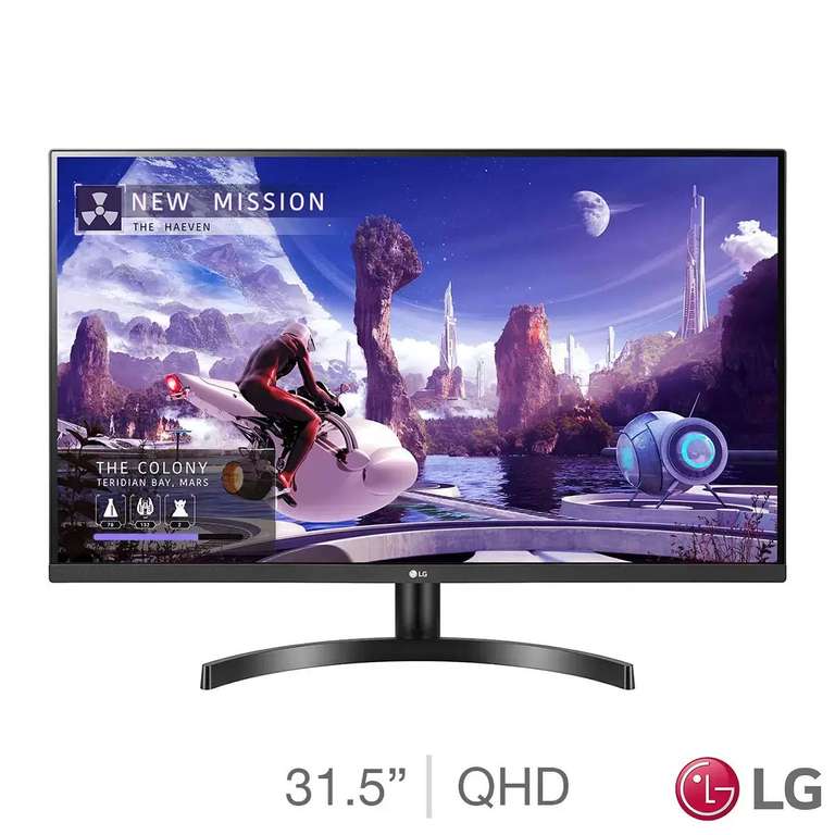 LG 32QN600-B, 31.5 Inch QHD IPS Gaming Monitor - £219.99 @ Costco