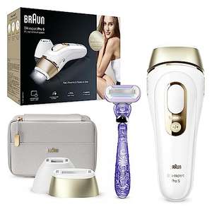 Braun IPL Silk-Expert Pro 5, At Home Hair Removal With Pouch, Precision Head And Venus Razor, Alternative For Laser Hair Removal, PL5137