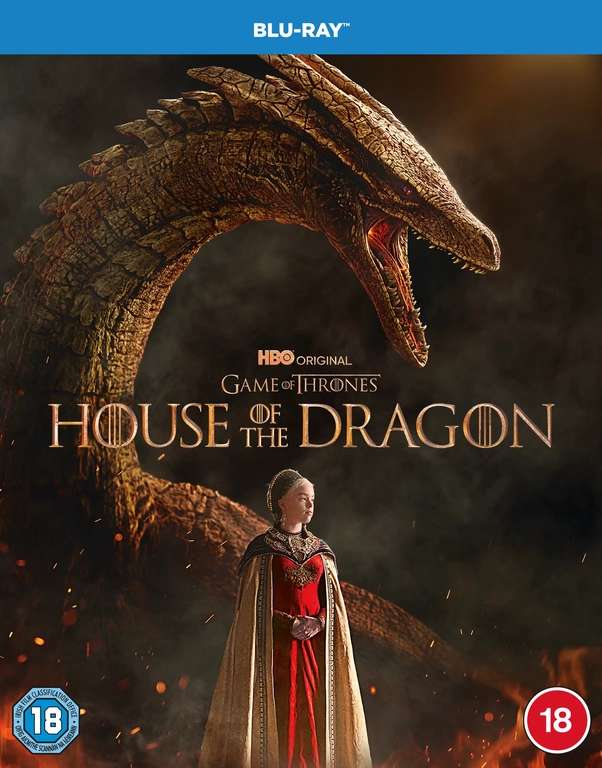 House of Dragon Season One Blu Ray with code (Free Click & Collect)