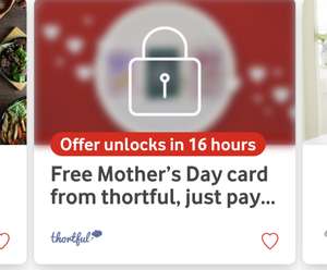 Free Thortful card via Vodafone VeryMe on 1st March (pay postage)
