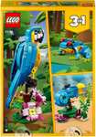 LEGO Creator 3 in 1 31136 Exotic Parrot to Frog to Fish Animal Figures £15.99 (click & collect) @ Smyths