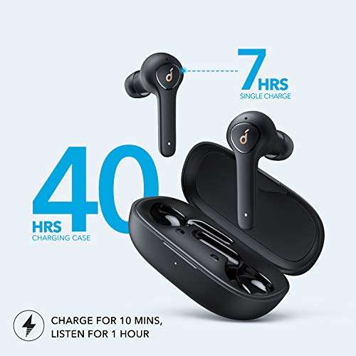 Anker Soundcore Life P2 True Wireless Earbuds, cVc 8.0 Noise Reduction, 40H Playtime, IPX7 Waterproof - £24.99 - Sold by Anker / FB Amazon