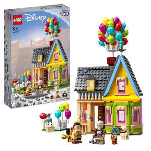 Lego Disney and Pixar ‘Up’ House Buildable Toy with Balloons, Carl, Russell and Dug Figures, Collectible Model Set 43217