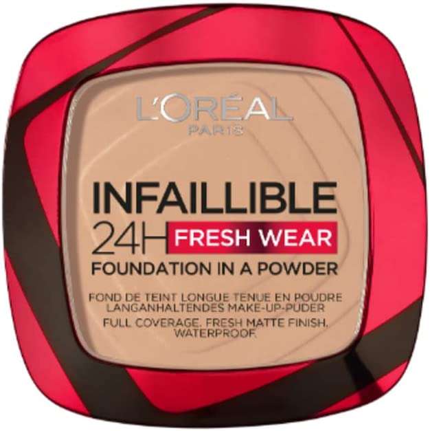 L'Oreal Paris Infallible 24H Fresh Wear Foundation shade 120 Vanilla £6.86 or £6.52 s&s @ amazon