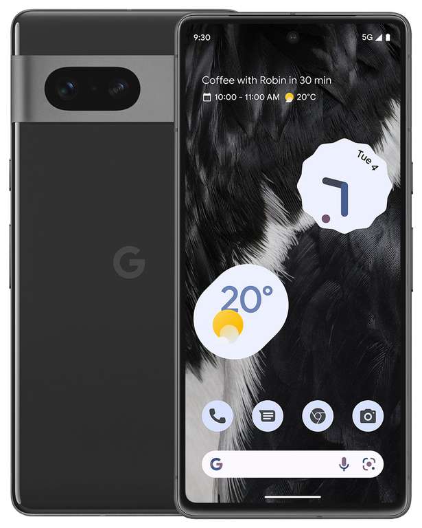 Google Pixel 7 5G 256GB + VOXI 100GB 30 Day Pay As You Go SIM Card – 1st included - Free collection