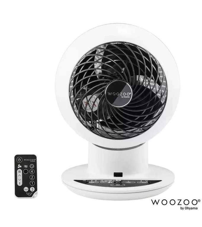 Woozoo Globe Air Circulator Fan with Remote Control, PCF-SC15T Matte White - Chingford