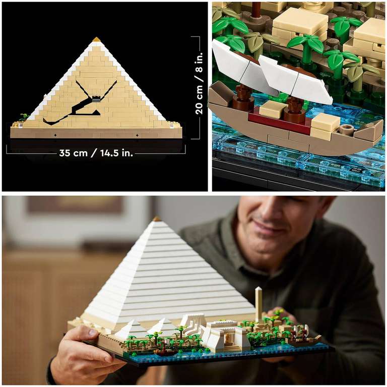 LEGO Architecture 21058 Great Pyramid of Giza Set for Adults £99.99 + £1.99 delivery @ Zavvi