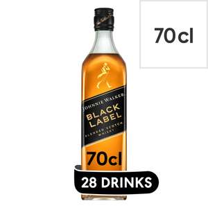 Johnnie Walker Black Label 12YO Whisky 70cl £10.38 instore Tesco Bedford Ford End road