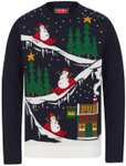 Men's To The Pub Snowman Slide Christmas Knitted Jumper for £15.78 delivered with code at Tokyo Laundry