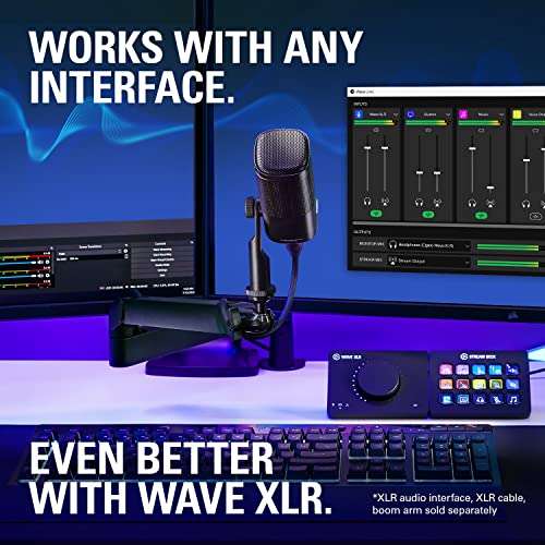 Elgato Wave DX Dynamic XLR Microphone (Prime Deal)