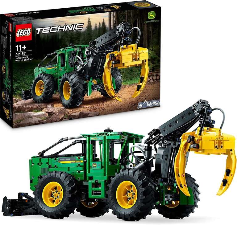 LEGO Technic John Deere 948L-II Skidder 42157 - w/Code