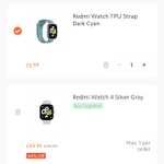 Xiaomi Redmi Watch Strap + Xiaomi Redmi Watch 4 (Buy Together) - w/Code (Selected Accounts)
