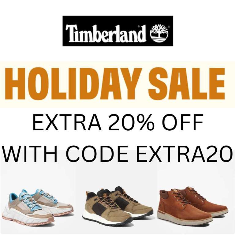 Extra 20% Off Sale With Discount Code - @ Timberland