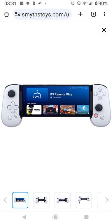 The Backbone One PlayStation Edition controller for Android is a