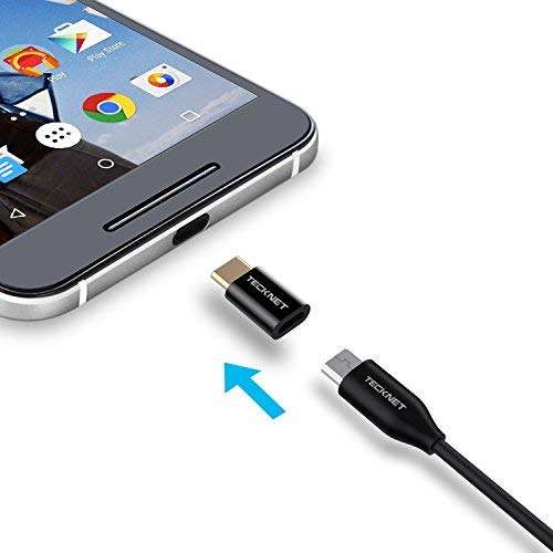 TECKNET USB C to Micro USB Adapter [2 Pack] £2.49 Prime price Dispatches from Amazon Sold by TECKNET