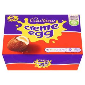 Cadbury Creme Egg 5 Pack 200g - £1 @ Iceland