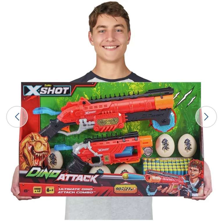 X-Shot Dino Attack Combo Pack with Free Collection £6 @ Argos