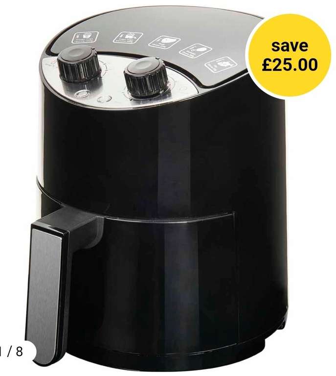 Wilko 2.5L Air Fryer with 2 Year Guarantee now £35 with Free Collection @ Wilko