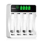 HiQuick LCD 4-slot Battery Charger for AA & AAA Rechargeable Batteries £6.99 sold by HiQuick / Fulfilled By Amazon